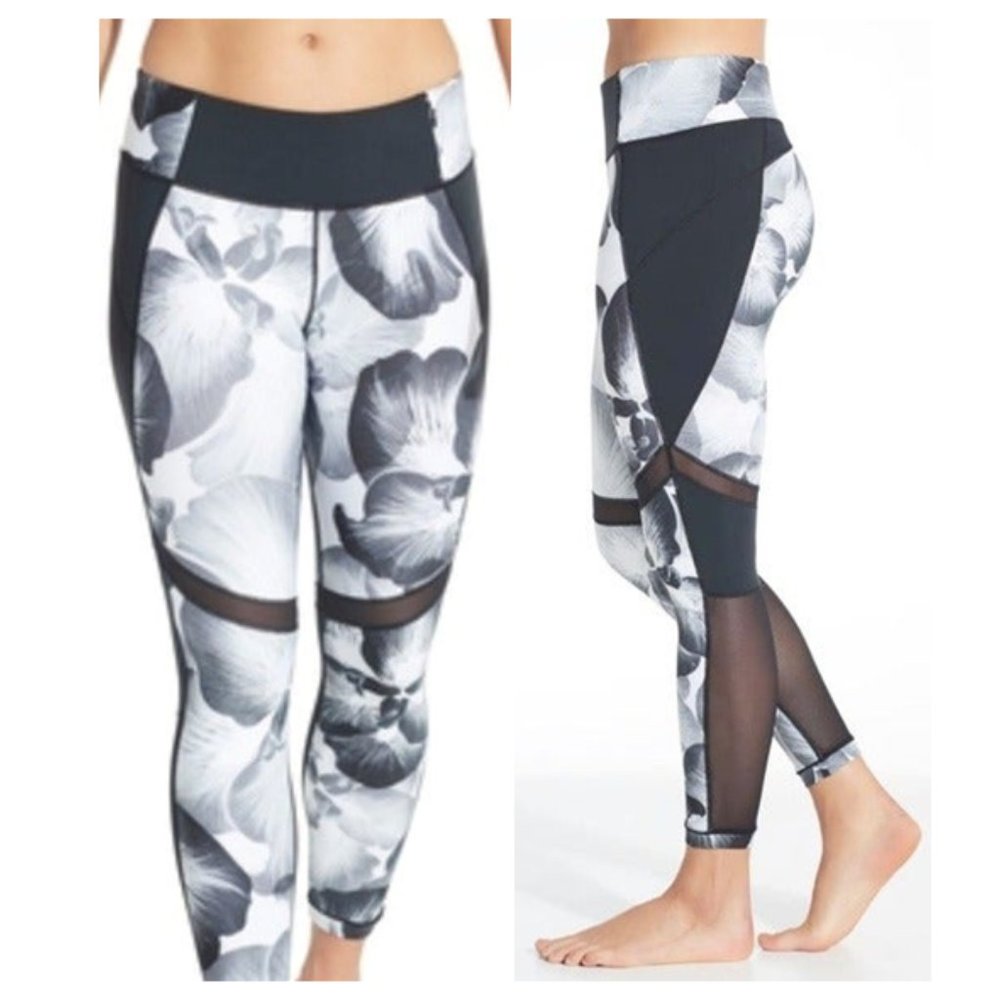 CALIA leggings mesh orchid print